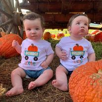 Boy Pumpkin/Fall applique shirts