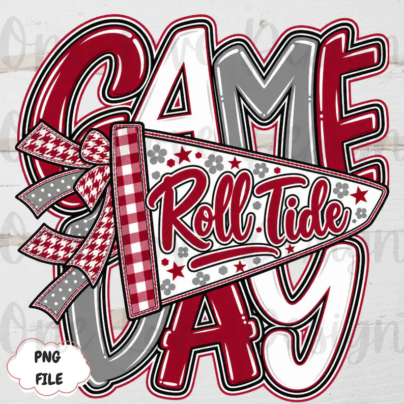 Game Day pennant tee