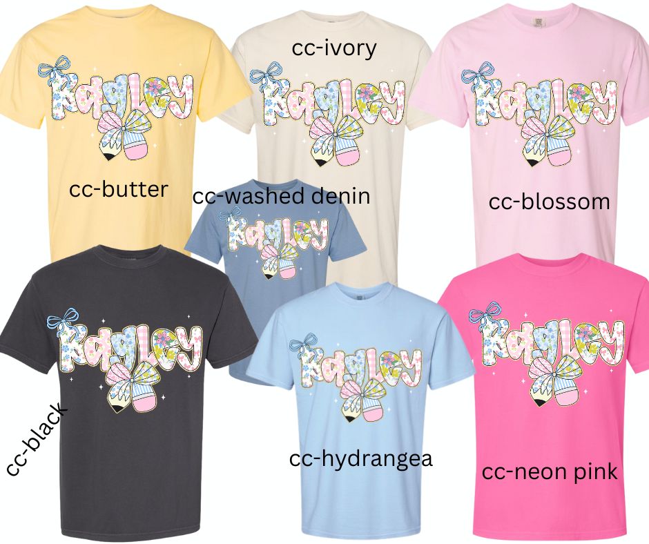 Back to School tees