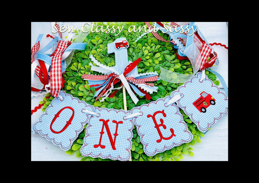 Birthday Banner and Cake Toppers