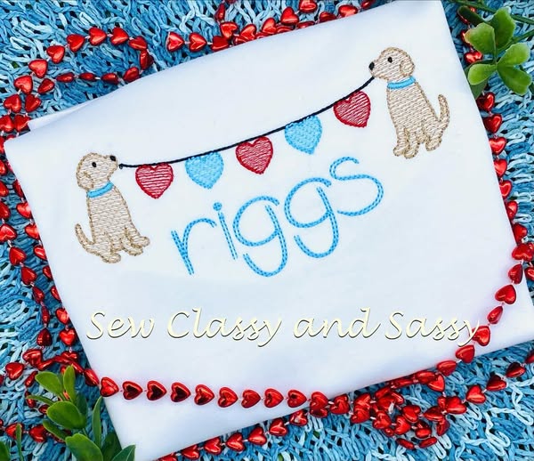 Puppy Valentine shirts