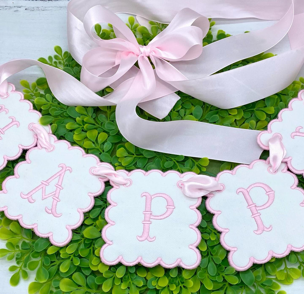 Birthday Banner and Cake Toppers
