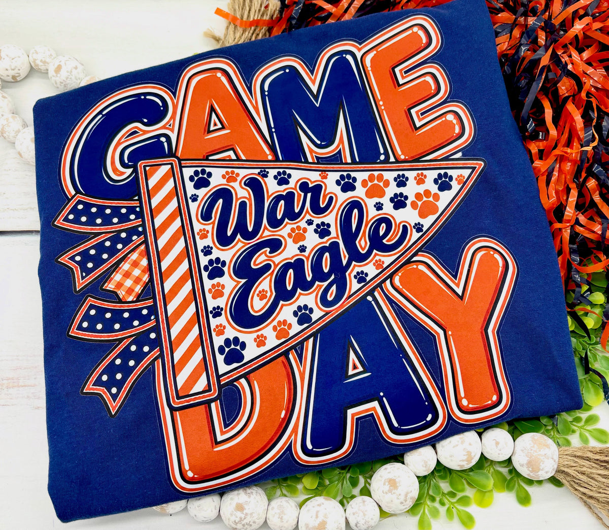 Game Day pennant tee