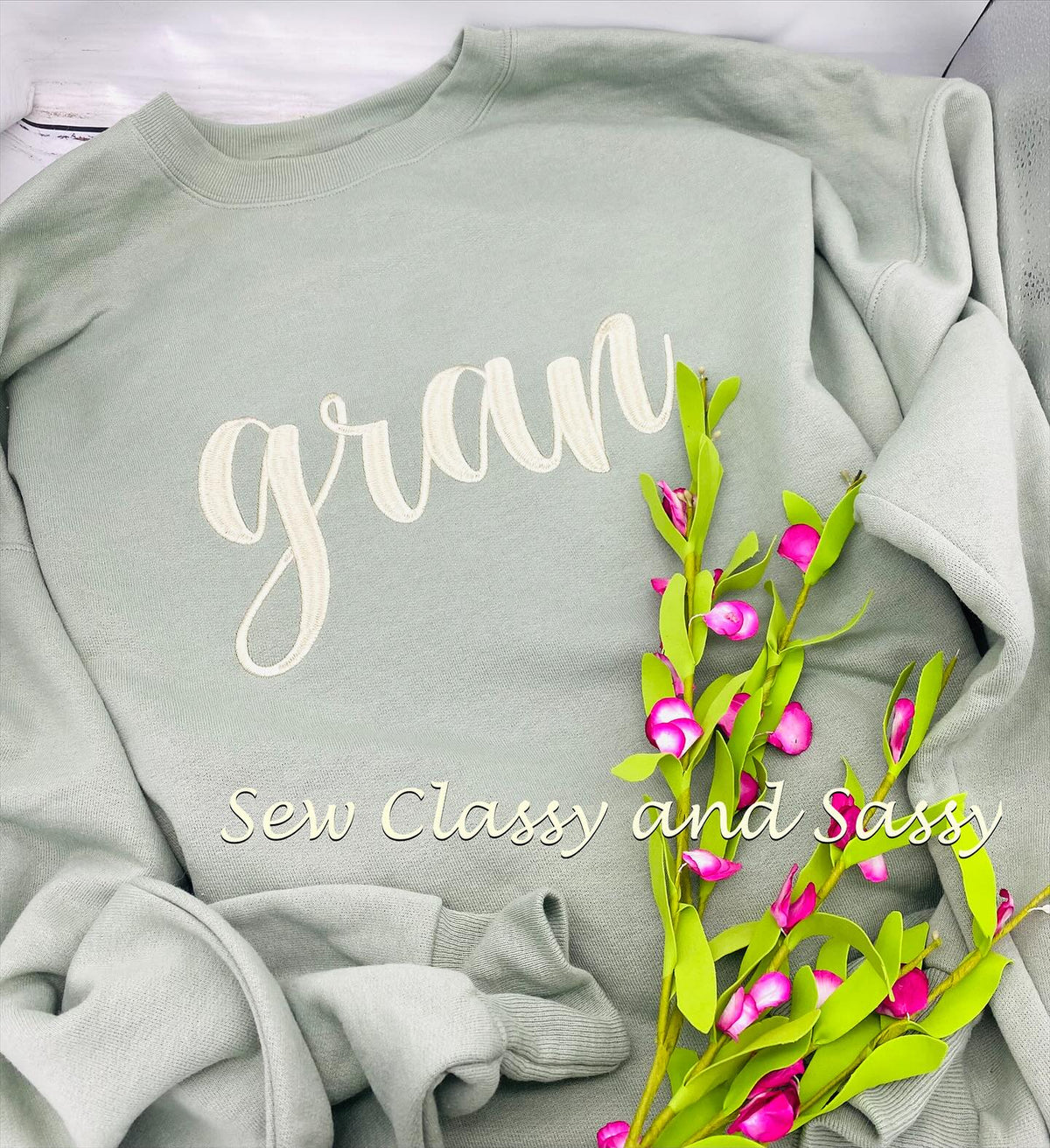 Embroidery name sweatshirts