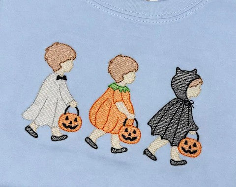 Trick or Treat Embroidery Trio