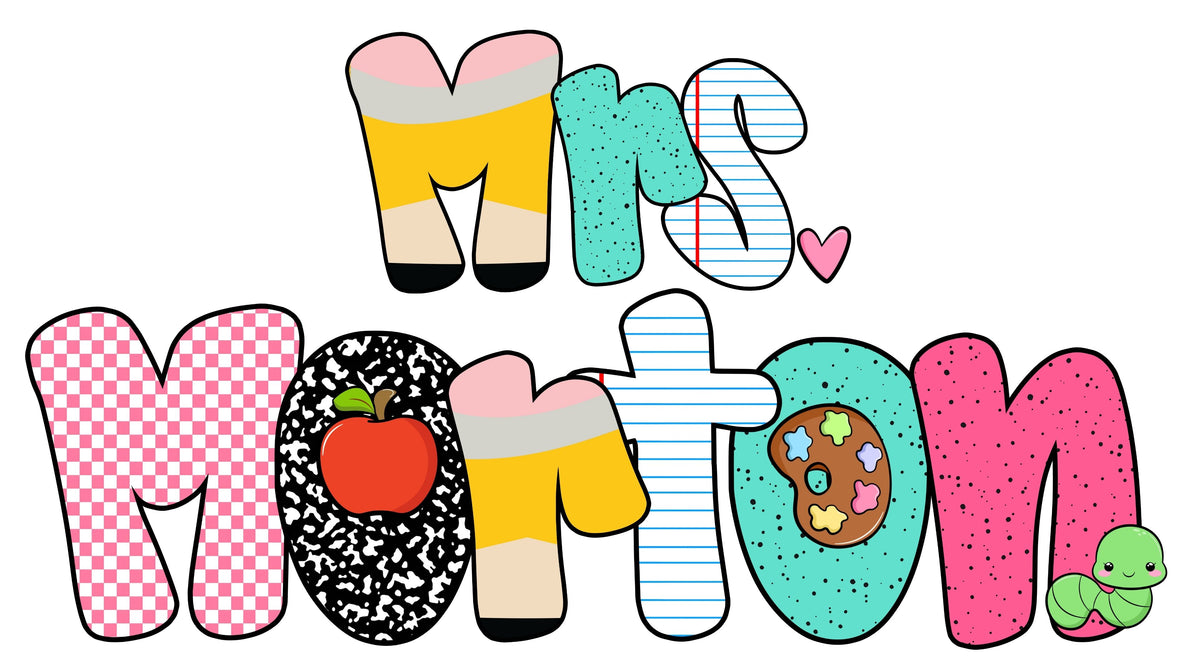 School Letter tees