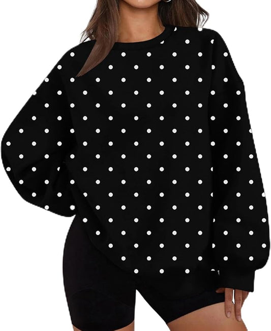 polka dot sweatshirts