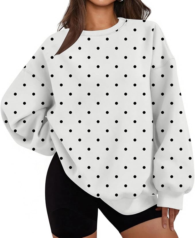 polka dot sweatshirts