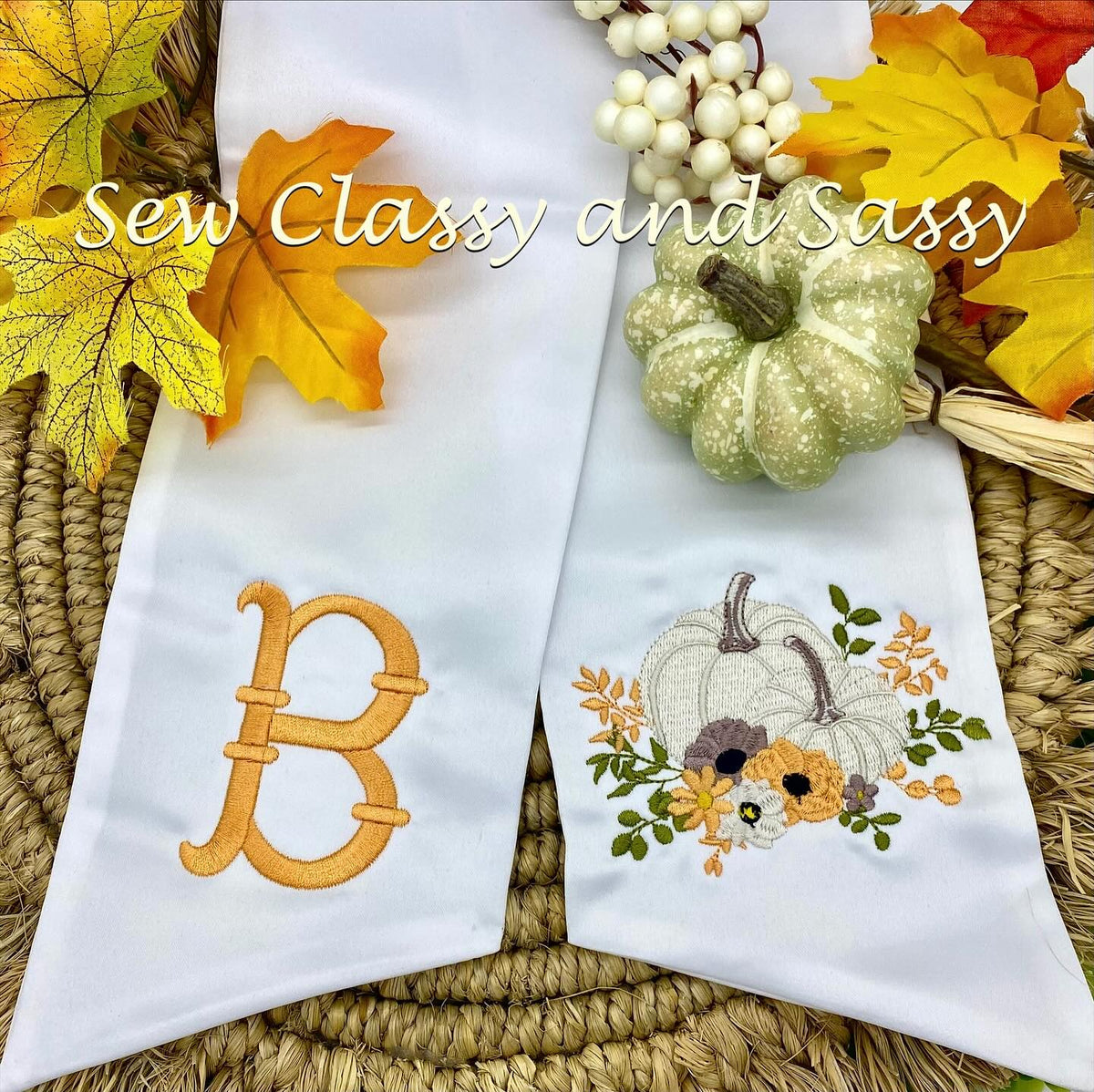 Wreath Sash