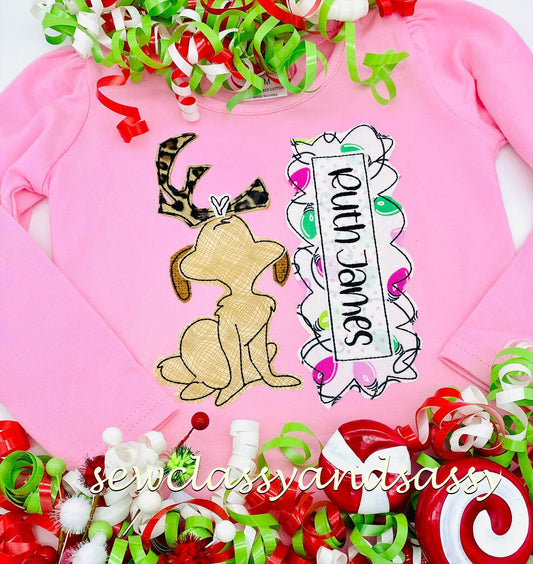 Christmas Grouch Dog Tee