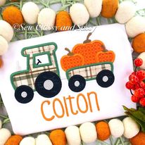 Boy Pumpkin/Fall  applique shirts