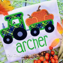 Boy Pumpkin/Fall  applique shirts